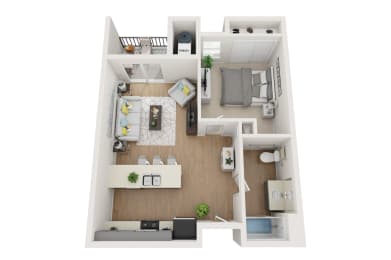 One bedroom/one bathroom