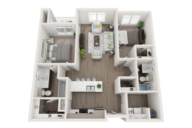 Two Bedroom/ Two Bathroom
