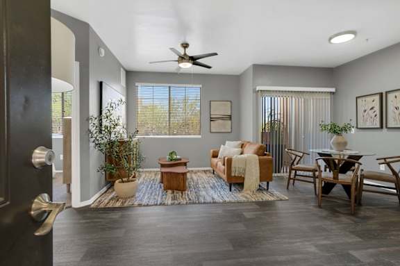 Equestrian Luxury Apartment Homes in Tucson, Arizona Model Living Room