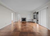 Thumbnail 3 of 20 - The Broadview in Baltimore, Maryland Penthouse Living Room with Fireplace