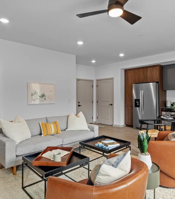Bo Apartments Model Living Room
