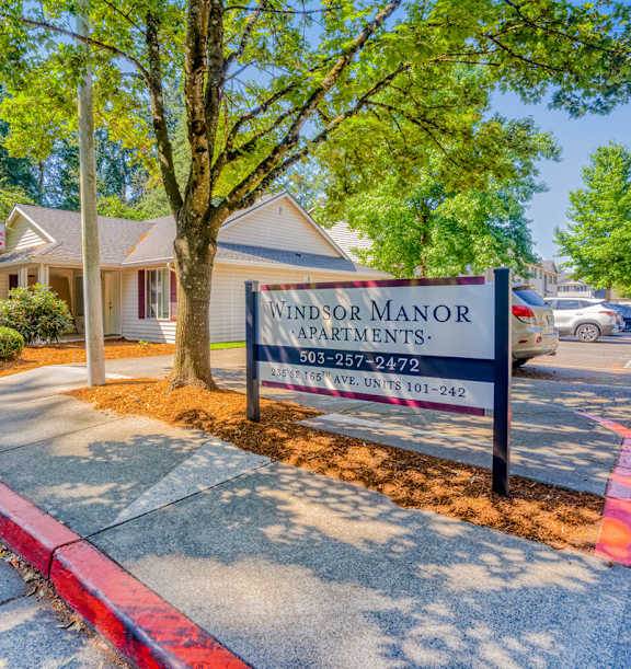 Windsor Manor Sign
