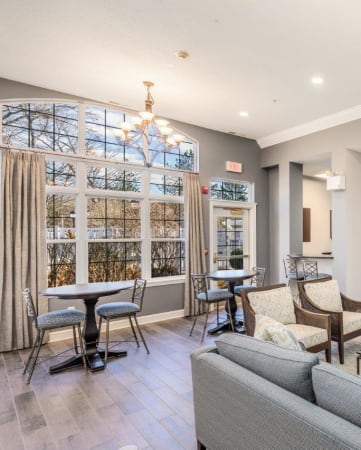 Living Room at Cumberland Crossing in Cumberland, 02864