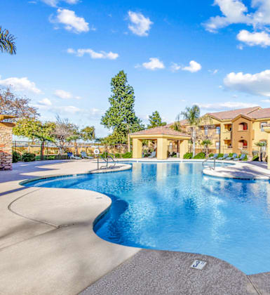 Clean pool water at San Fernando Apartments, Mesa, AZ