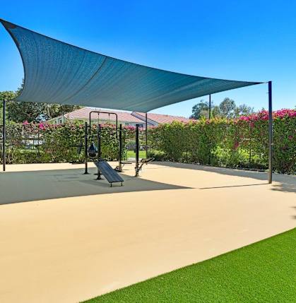 a new playground is planned for the site.