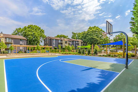 Basketball court at The Parke at Trinity Apartment Homes, North Carolina