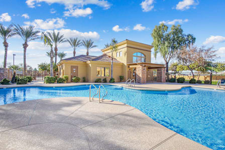 Swimming pool with beautiful view at San Fernando Apartments, Mesa, 85205