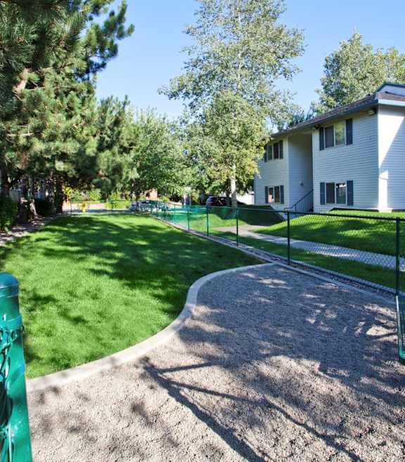 Village on Broadway Apartments in Spokane Valley, Washington Exterior and Dog Park
