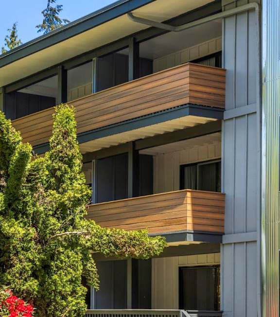 Duet Apartments in Lynnwood, Washington Exterior and Private Patios and Balconies
