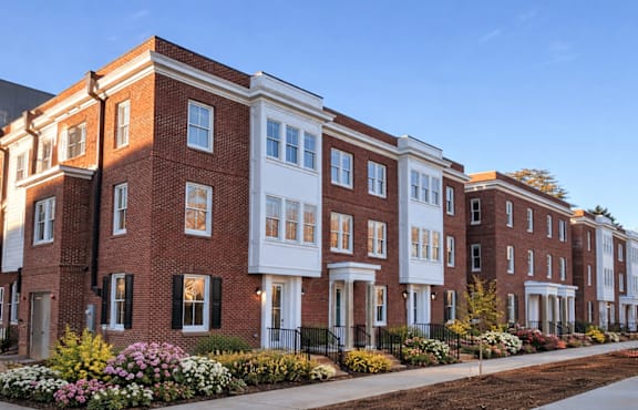 Building Exterior View at Adler Montford Park + Drexel Townes, North Carolina
