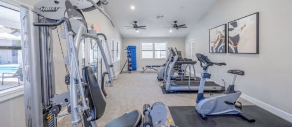 our gym is equipped with state of the art equipment for your use