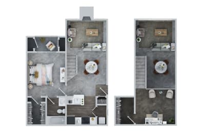 Warner West Loft at Town Walk at Hamden Hills, Hamden, Connecticut