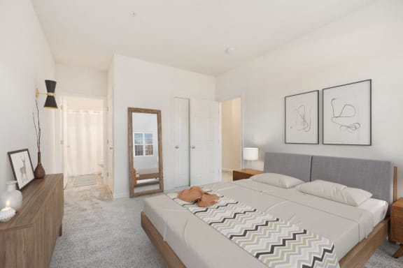 Master Bedroom at Cumberland Crossing, Cumberland, RI, 02864