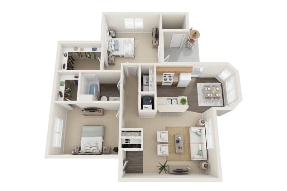 Two Bedroom/ One bathroom