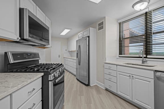 The Broadview in Baltimore, Maryland Penthouse Kitchen