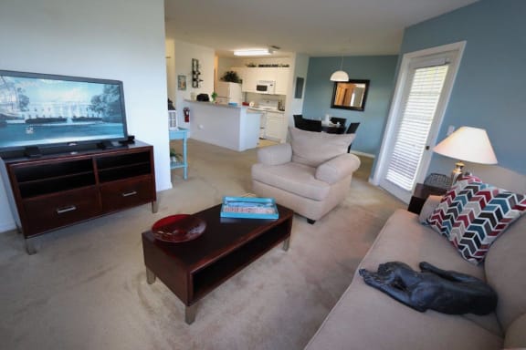 Academy Village Apartments Living Room Area
