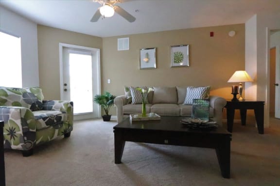 Academy Village Apartments Living Area