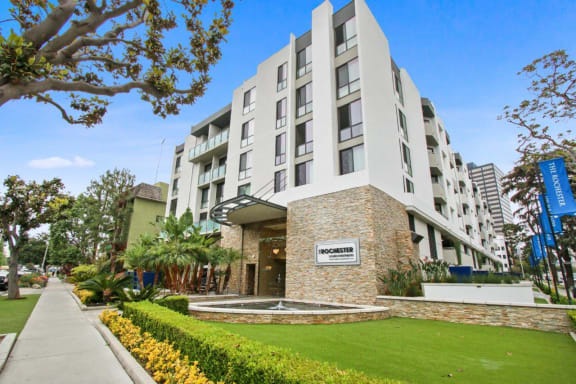 Elegant Exterior View Of Property at Rochester Apartments, Los Angeles, 90024