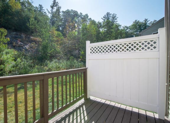 Bedroom Balcony at Windsor Terrace, Hooksett, NH
