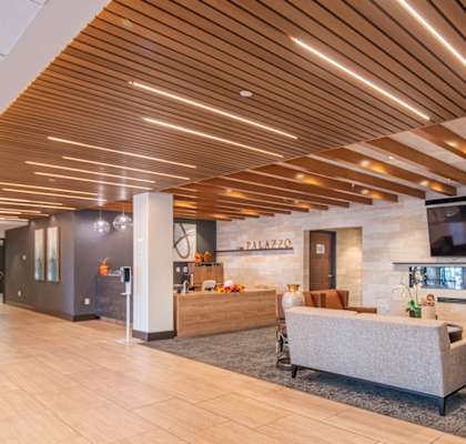 Reception lobby at Palazzo Senior Apartments - 55+ Active Adult Apartments, Arizona