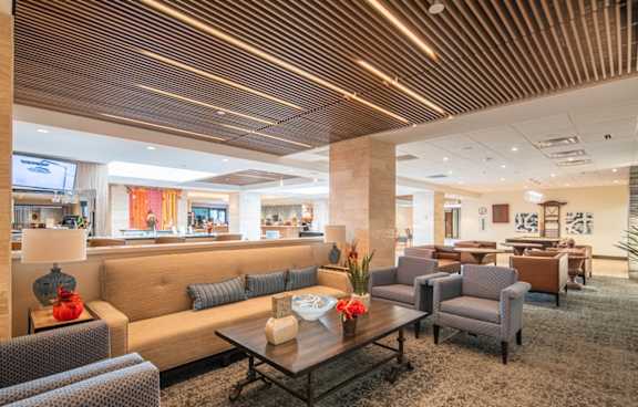Modern lounge at Palazzo Senior Apartments - 55+ Active Adult Apartments, Phoenix, AZ, 85015