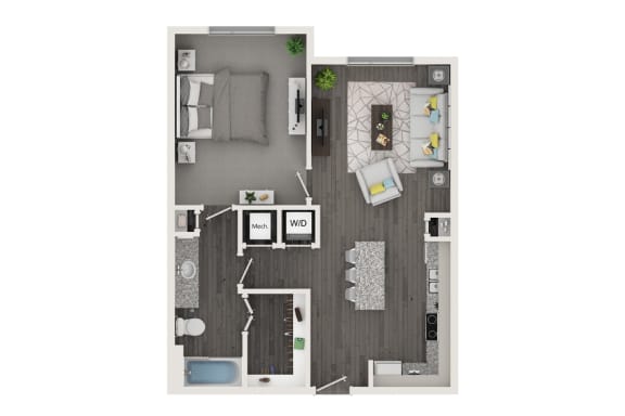 a 2103 sqft floor plan  1 bedroom