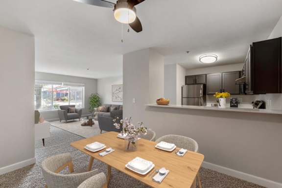 Hanover Apartments Model Kitchen