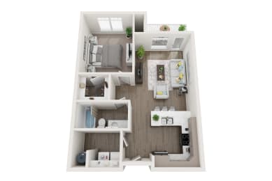 one bedroom/one bath