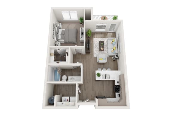 one bedroom/one bath