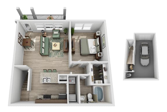 1 bedroom 1 bathroom floorplan