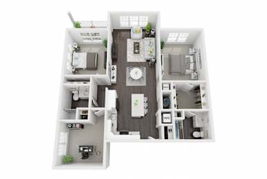  Floor Plan 2BH