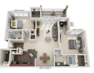 Floor Plan The Smoky Mountain Deck
