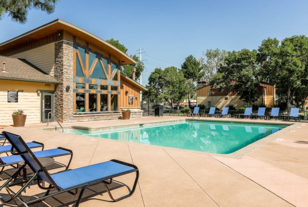 Copper Flats swimming pool and sundeck - Aurora, CO