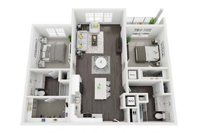  Floor Plan 2BJ