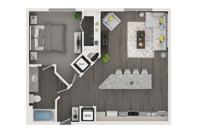 this is a 3d floor plan of our apartment