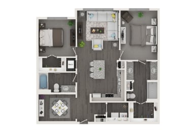 a 2103 sqft floor plan  1 bedroom