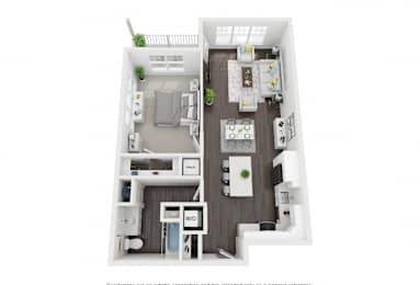  Floor Plan 1BD
