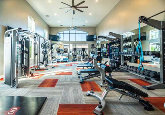 the estates at tanglewood|fitness room