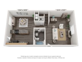 D2Tv at Rivers Landing Apartments, PRG Real Estate, Hampton, Virginia