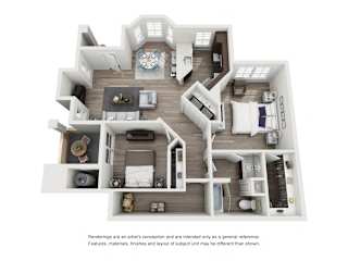 Cyan at Green Valley B1 floor plan