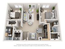B5_Lavish Floor Plan at Artisan Apartments & Shops, Austin