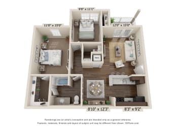  Floor Plan Crockett