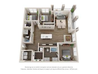 Colorado Springs 3 Bedroom Apartments for Rent Near Northgate CO