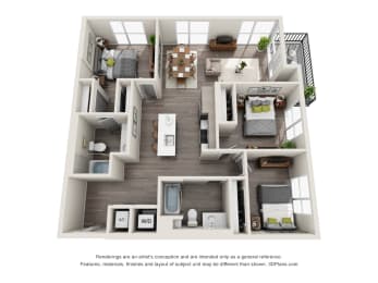 Floor Plan  3-bedroom 2 bath