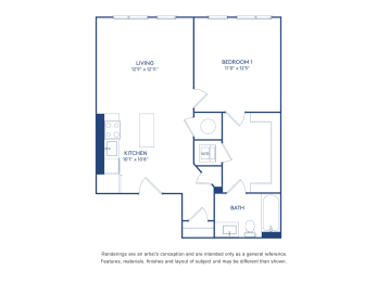 1 bed 1 bath N at The Glover House, Washington, DC