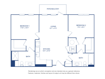 2 bed 2 bath B at The Glover House, Washington, DC