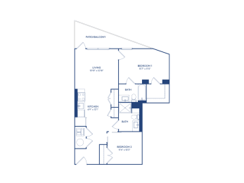 2 bedroom 2 bath D at The Glover House, Washington, 20007