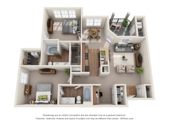 Olympic Floor Plan at The Fairways at Star Ranch, Texas