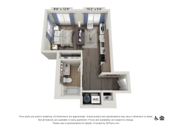 Floor Plan  Lincoln-Meadow_Studio