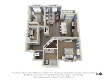 Floor Plan  Pagoda-2BD